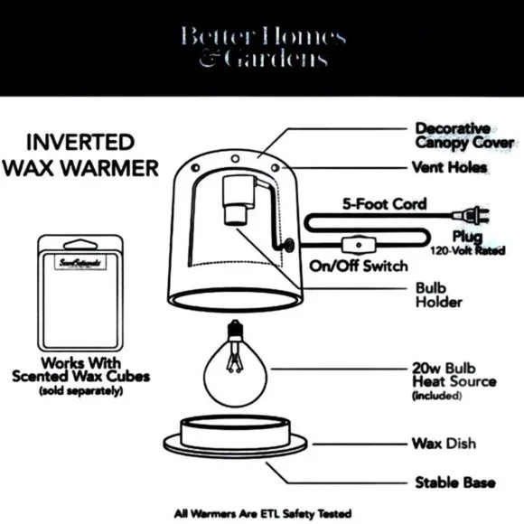 Farmhouse Barn Wax Warmer Full Size Metal Lights Up - Picture 5 of 13